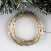 Гирлянда «Нить» 20 м роса, IP20, серебристая нить, 200 LED, свечение мульти, 12 В Гирлянда «Нить» 20 м роса, IP20, серебристая нить, 200 LED, свечение мульти, 12 В