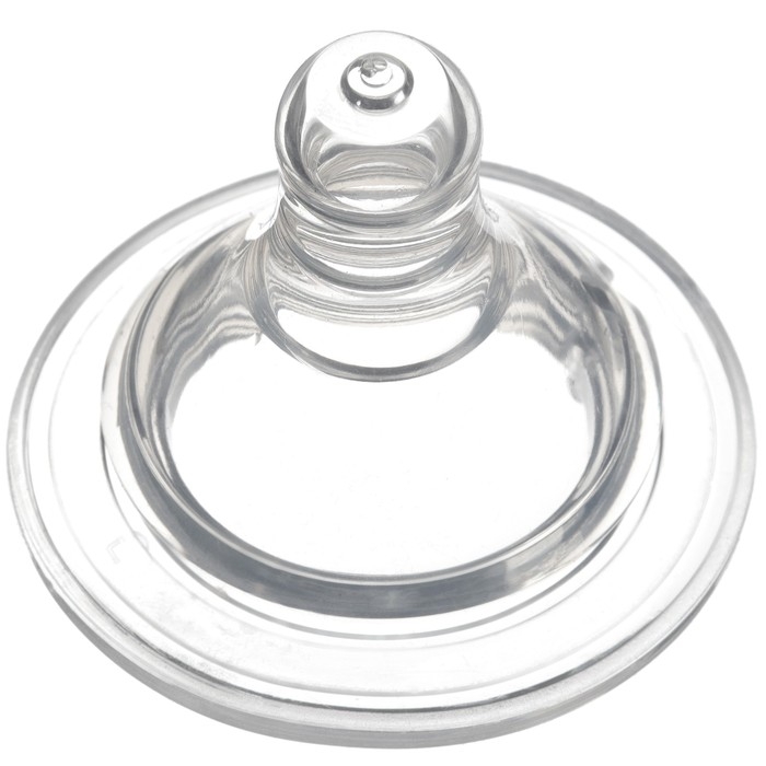 Соска на  бутылочку, антиколикова, от 6 мес., Baby 1, широкое горло,  быстрый поток, &Oslash;50 мм., 2 шт.