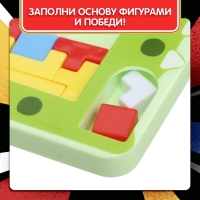 Настольная игра &laquo;Кроко тетрис&raquo;, 1 игрок, 3+