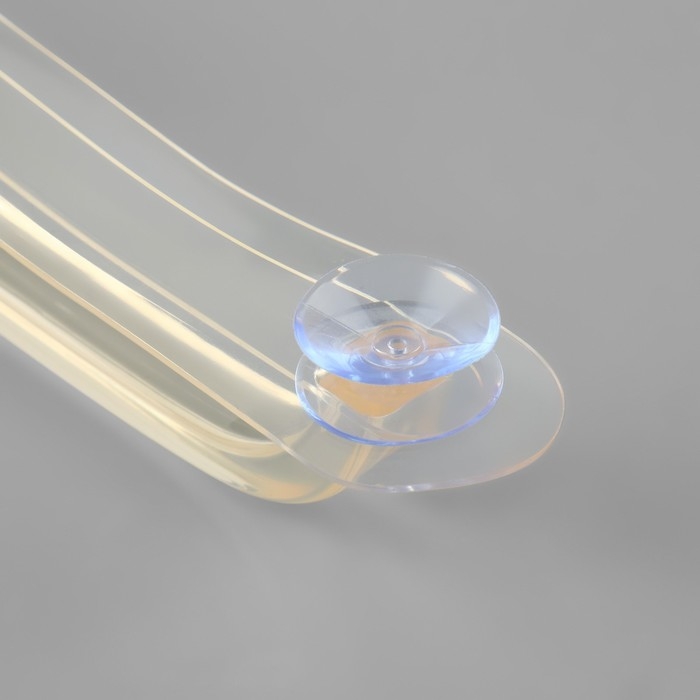 Держатель для линеек и лекал, на присосках, 14,8 &times; 3 &times; 2,5 см