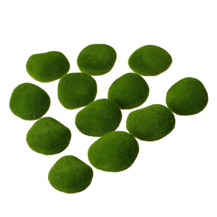 Мох искусственный &laquo;Камни&raquo;, набор 12 шт., Greengo