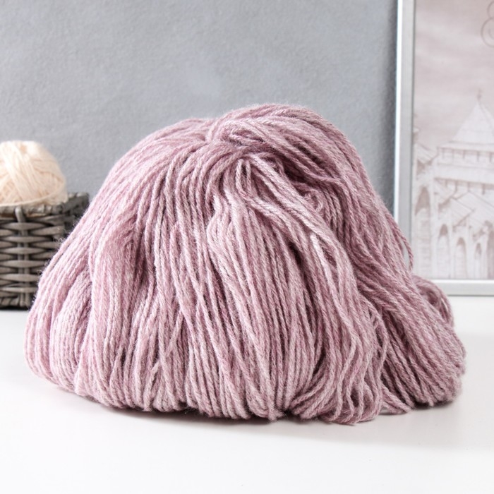 Пряжа Пряжа "Карачаевская" 100% акрил 820-850м/250-280гр (сухая роза)