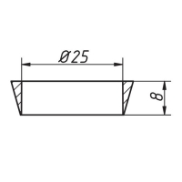Прокладка ORIO П-2025, d=25 мм, коническая, ПВХ, 20 шт Прокладка ORIO П-2025, d=25 мм, коническая, ПВХ, 20 шт