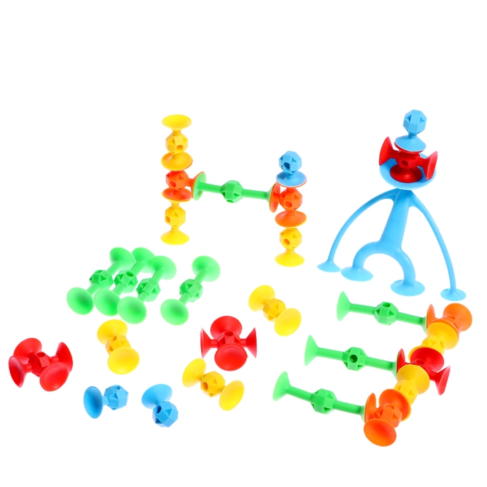 Конструктор &laquo;Детали - присоски&raquo;, 29 деталей