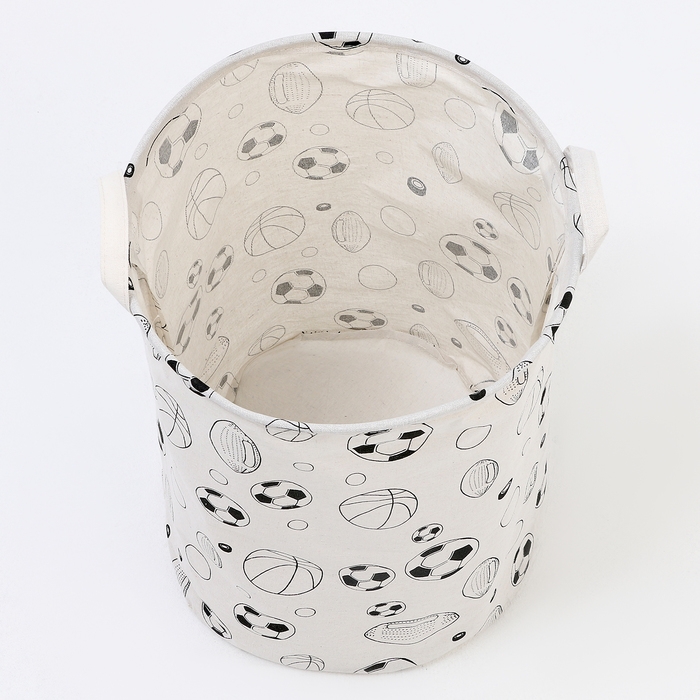 Корзина для игрушек &laquo;Мячи&raquo; 45 &times; 32 &times; 32 см