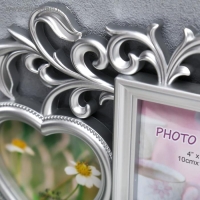 Фоторамка пластик на 5 фото 10х15 см, 10х10 см "Флористика" серебро 41,5х35 см Фоторамка пластик на 5 фото 10х15 см, 10х10 см "Флористика" серебро 41,5х35 см