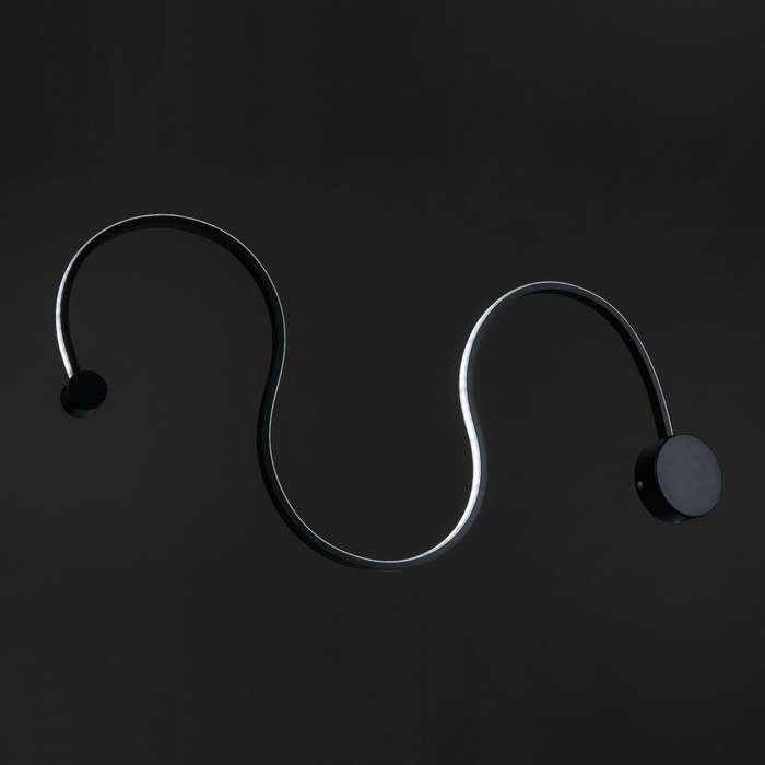 Бра "Изгиб" LED 28Вт 4000К черный