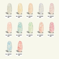 Гель лак для ногтей, &laquo;MILK POTAL&raquo;, 3-х фазный, 8мл, LED/UV, цвет белый/зелёный (08)