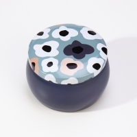 Свеча ароматическая из соевого воска с сухоцветом "Французская лаванда" 4,5х6 см, 80 г