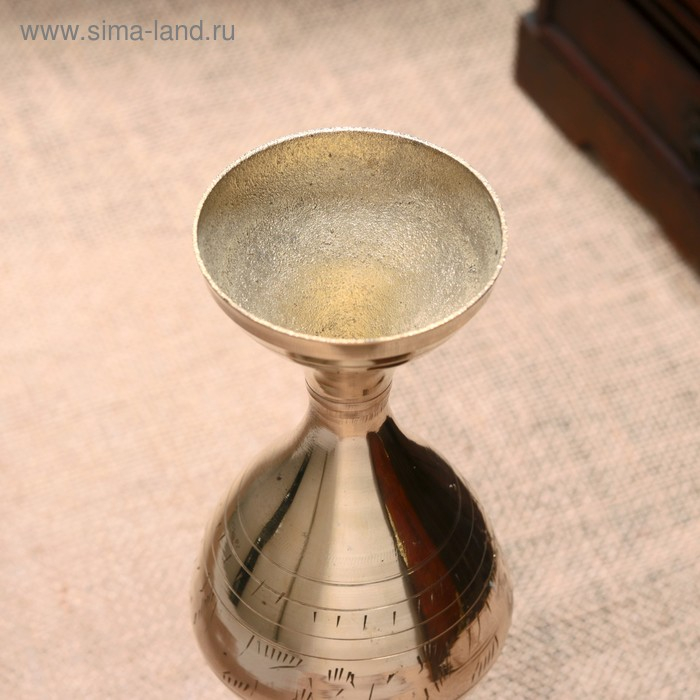 Ваза "Айола" латунь 8х8х23 см