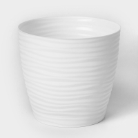 Горшок с поддоном «Дюна», 1,7 л, цвет белый Горшок с поддоном «Дюна», 1,7 л, цвет белый