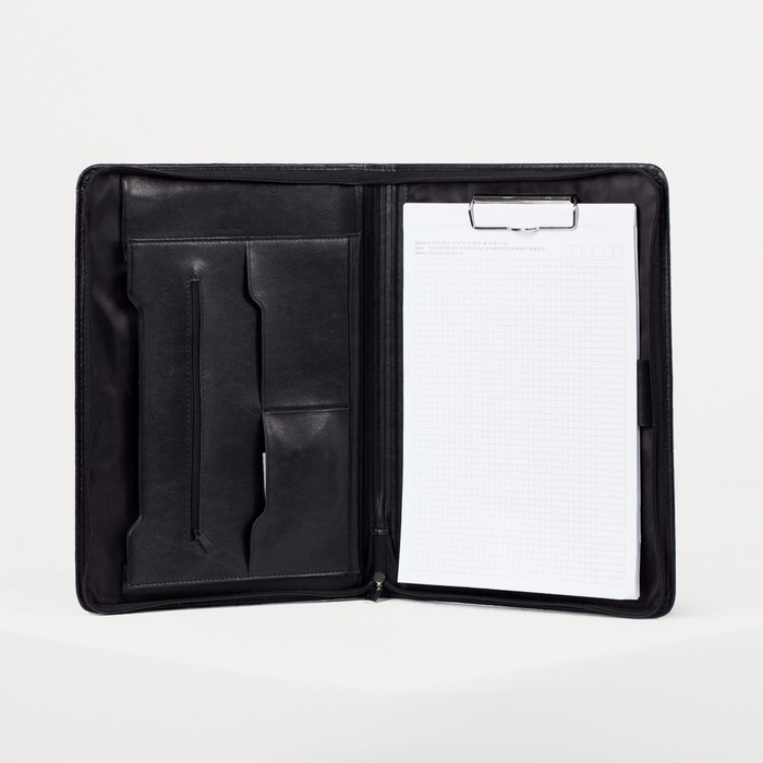 Папка для документов &laquo;Алекс&raquo;, А4, цвет чёрный