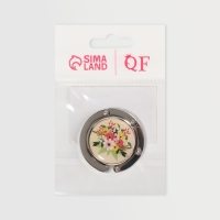 Крючок для сумки и зонта &laquo;Цветы&raquo;, раскладной, 10 кг, d - 4,5 см