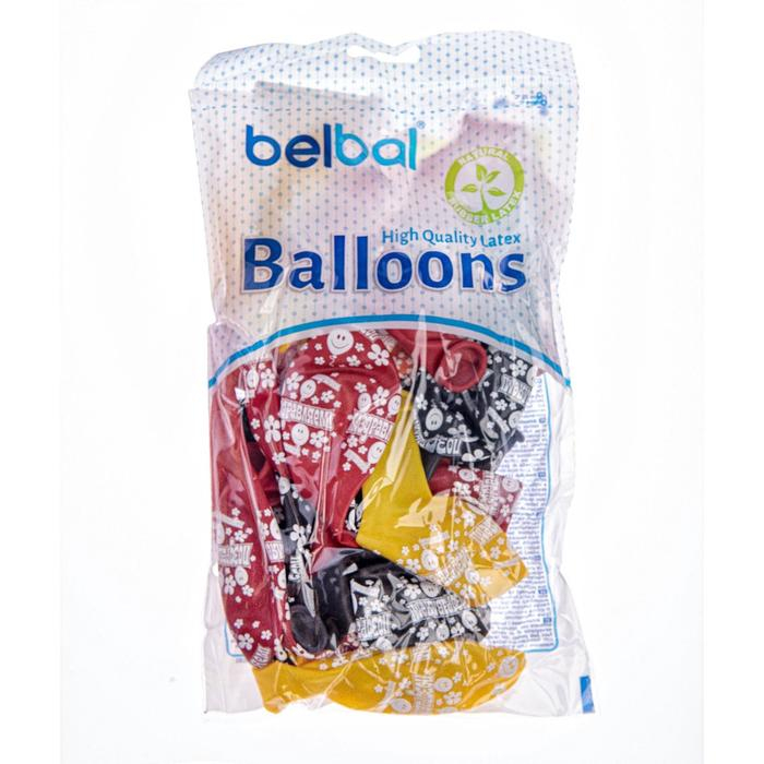 Шар латексный 14" &laquo;Поздравляем!&raquo;, кристалл, набор 25 шт., цвета МИКС