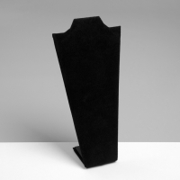 Бюст для украшений, 10,5&times;5,5&times;22 см, h=22 см, цвет чёрный