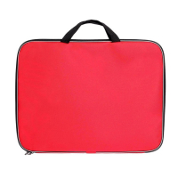 Папка для чертежей и рисунков А3, 470 х 350 х 20 мм, с ручками, текстильная, Calligrata Стандарт, Красная, плотность 600D Папка для чертежей и рисунков А3, 470 х 350 х 20 мм, с ручками, текстильная, Calligrata Стандарт, Красная, плотность 600D