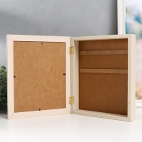 Ключница "Лошади" молочный дуб 24х29 см Ключница "Лошади" молочный дуб 24х29 см