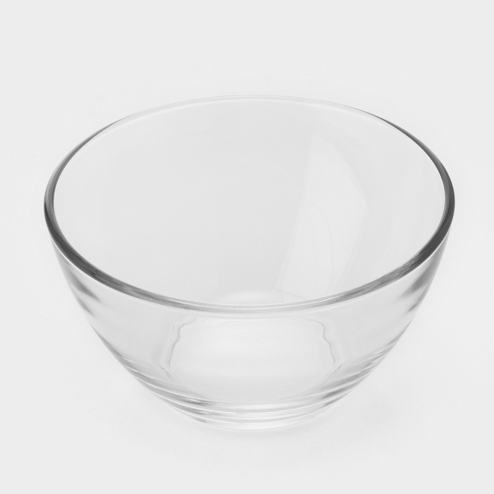 Салатник стеклянный &laquo;Гладкий&raquo;, 500 мл, d=13 см