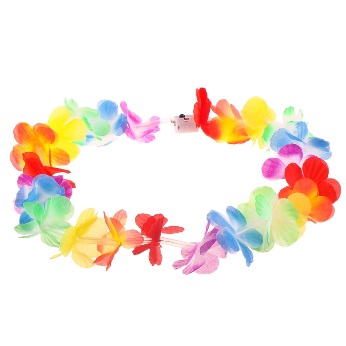 Гавайское ожерелье световое «Охана», 3 режима подсветки Гавайское ожерелье световое «Охана», 3 режима подсветки