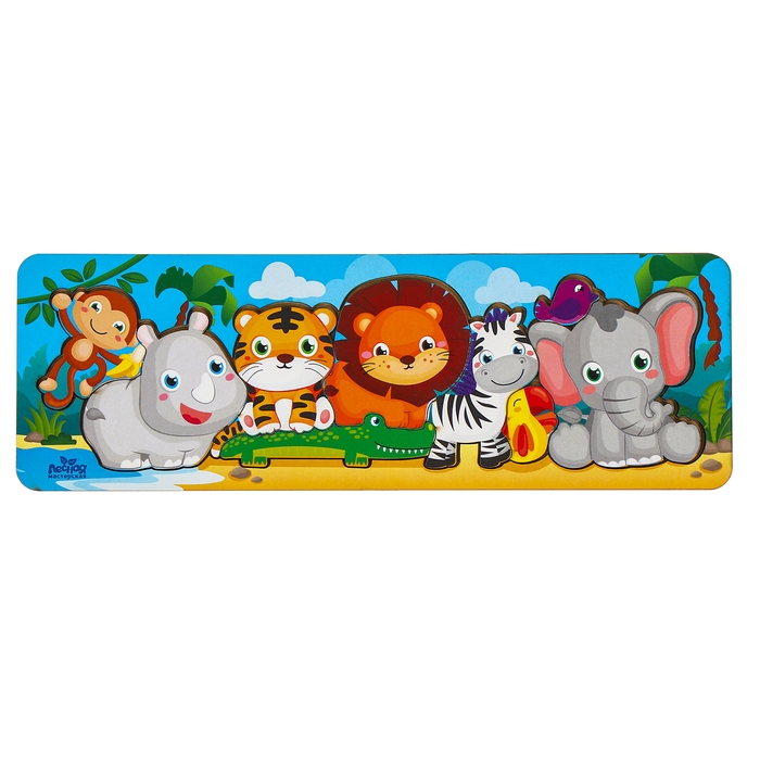 Головоломка логическая &laquo;Африка&raquo;, 30 х10 см