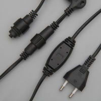 Гирлянда &laquo;Занавес&raquo; 2 &times; 3 м, IP44, УМС, тёмная нить, 760 LED, свечение синее, 220 В