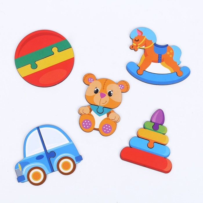 Головоломка пазл из крупных деталей &laquo;Игрушки&raquo;