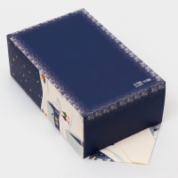 Новый год. Подарочная коробка - конфета новогодняя складная &laquo;С Новым Годом и Рождеством&raquo;, 18 х 28 х 10 см.