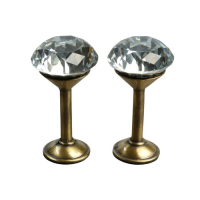 Держатель для штор KD001, однорожковый, цвет бронза Держатель для штор KD001, однорожковый, цвет бронза