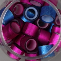 Клейкая лента пластик в банке "Глори. Синий, фиолет" н-р 40 шт 1,2 см, дл.0,9 м 7х7х9 см 1026569 Клейкая лента пластик в банке "Глори. Синий, фиолет" н-р 40 шт 1,2 см, дл.0,9 м 7х7х9 см 1026569