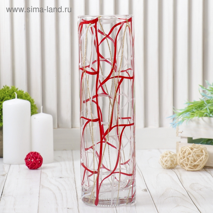 Ваза "Блеф" цилиндр 7х26 см