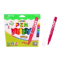 Фломастеры 12 цветов ТОЛСТЫЕ Jambo, в картонной коробке Фломастеры 12 цветов ТОЛСТЫЕ Jambo, в картонной коробке