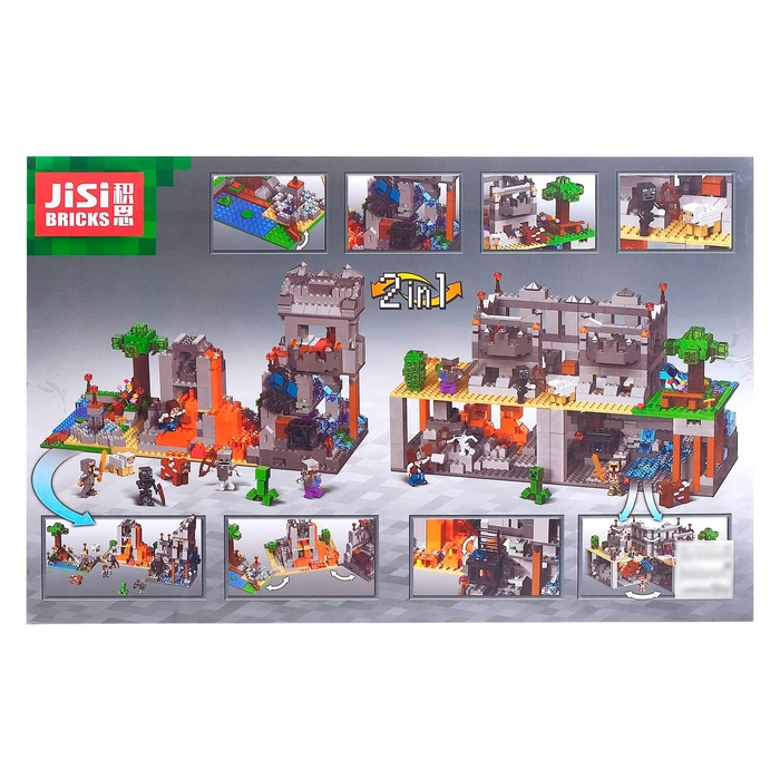 Конструктор Мой мир &laquo;Крепость&raquo;, 2 варианта сборки, 818 деталей
