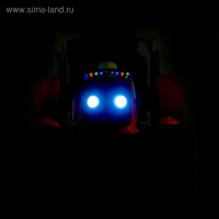 Электромобиль &laquo;Трактор&raquo;, с прицепом, 2 мотора, цвет красный