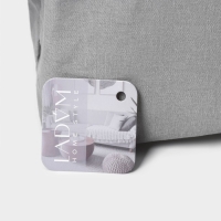 Корзина для хранения с ручками LaDо́m, 28&times;20&times;17 см, цвет серый