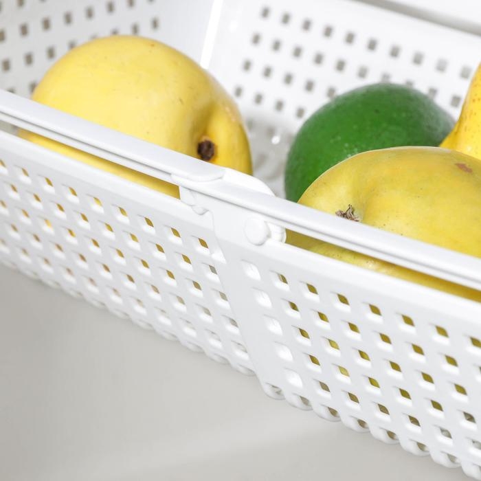 Мойка-сушилка раздвижная, 30×19,5 см, цвет белый Мойка-сушилка раздвижная, 30×19,5 см, цвет белый