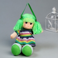 Мягкая игрушка «Кукла», в вязаном платьишке, цвета МИКС Мягкая игрушка «Кукла», в вязаном платьишке, цвета МИКС