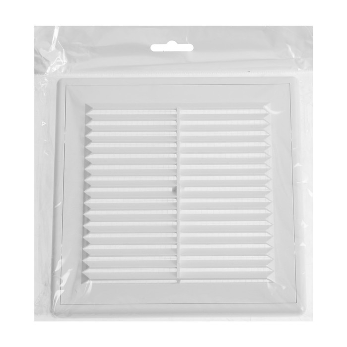 Решетка вентиляционная ZEIN Люкс ЛР170-ОК, 170 x 170 мм, сетка, разъемная, обратный клапан