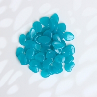Светящийся декор "Галька" бирюзовая, 100гр / фракция 2-3см Светящийся декор "Галька" бирюзовая, 100гр / фракция 2-3см