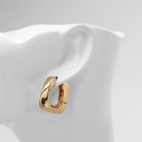 Серьги металл &laquo;Богема&raquo; изгиб, цвет золото