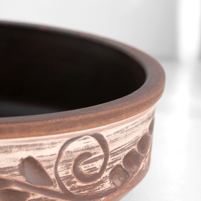 Жаровня с крышкой "Орнамент", 0,65 л. х 9,5 х 15 х 15 см