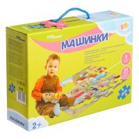 Напольный пазл-мозаика &laquo;Машинки&raquo; (Baby Step) (большие)