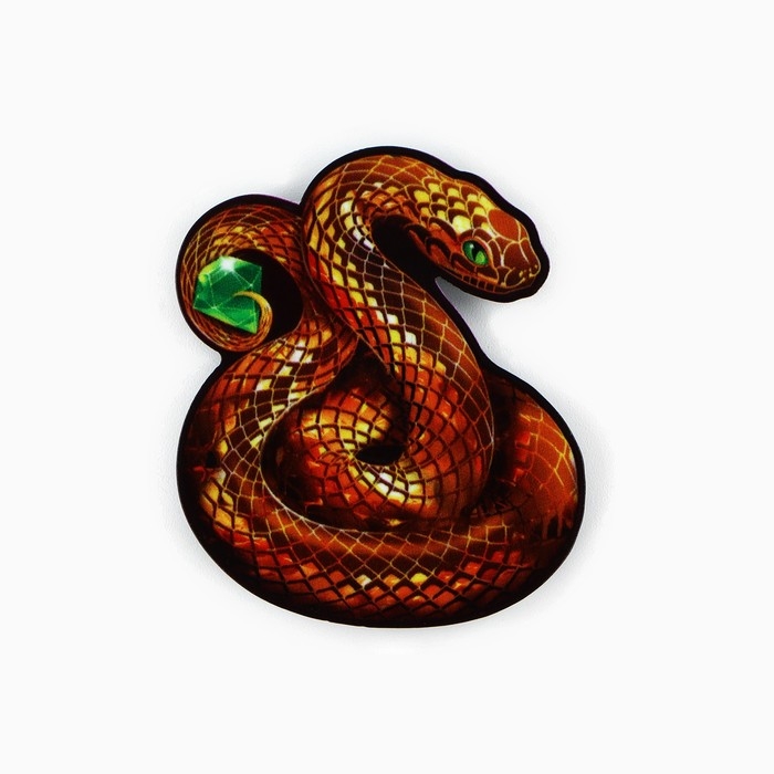 Магнит акриловый новогодний &laquo;Новый год: Чудесного нового года&raquo;, на Новый год, 5 см