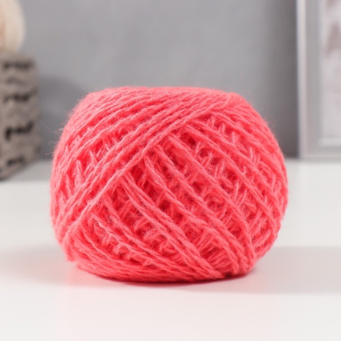 Пряжа Пряжа "Акрил" 100% акрил, 100м/40±5 гр (Коралл)