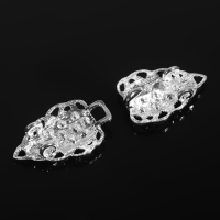 Декоративная застёжка, 6 &times; 2 см, цвет серебряный