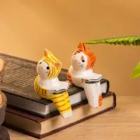 Сувенир дерево "Кошка с книгой" МИКС, 7х3х5 см