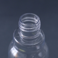 Баночка для скрапбукинга пластик "Бутылочка с кольцом" 50 мл  набор 6 шт 3,7х3,7х7,5 см