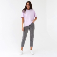 Футболка женская MIST basic, L-XL, лиловый Футболка женская MIST basic, L-XL, лиловый