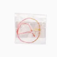 Браслет "Виколия" длина 16 см, цв. розовый, золотистый