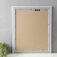 Фоторамка для фото 40х50 см "Luxe Elegance" пластик, белый, (пластик экран)