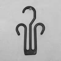 Вешалка для обуви 10&times;16,5 см, (фасовка 10 шт), цвет чёрный